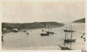 Image of Gready Harbor with fishing fleet